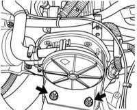  Снятие и установка насоса подачи дополнительного воздуха (двигатели X14XE и X16XE) Opel Corsa