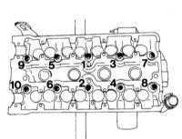  Снятие и установка головки цилиндров Opel Corsa